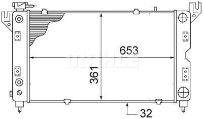 Radiateur, refroidissement du moteur