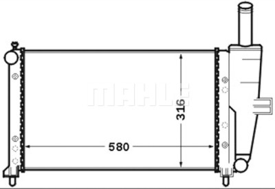 Radiateur, refroidissement du moteur