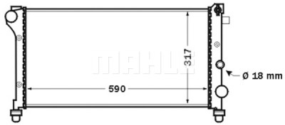 Radiateur, refroidissement du moteur