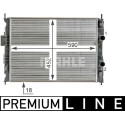 Radiateur, refroidissement du moteur