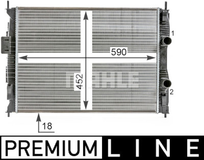 Radiateur, refroidissement du moteur