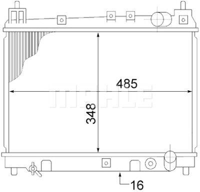 Radiateur, refroidissement du moteur