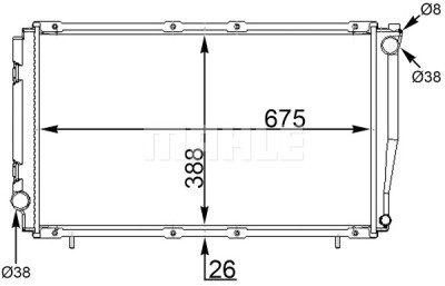 Radiateur, refroidissement du moteur