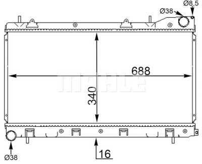 Radiateur, refroidissement du moteur
