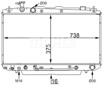 Radiateur, refroidissement du moteur