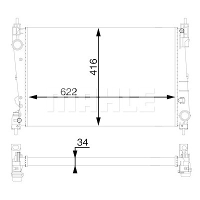Radiateur, refroidissement du moteur