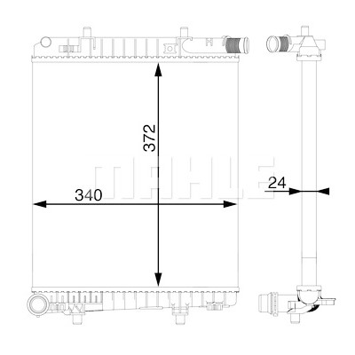 Radiateur, refroidissement du moteur