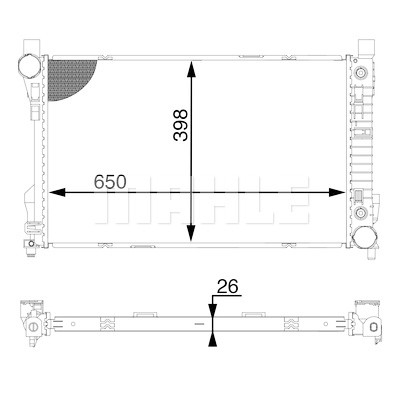 Radiateur, refroidissement du moteur