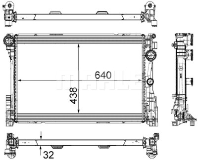 Radiateur, refroidissement du moteur