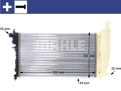 Radiateur, refroidissement du moteur