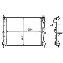 Radiateur, refroidissement du moteur