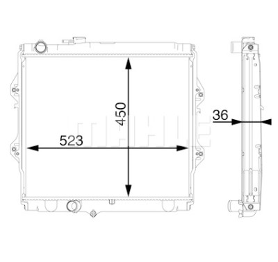 Radiateur, refroidissement du moteur