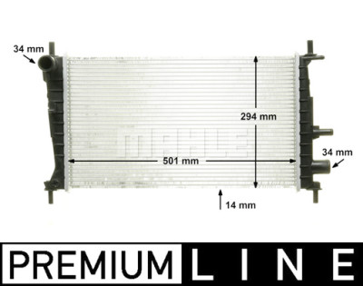 Radiateur, refroidissement du moteur