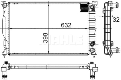 Radiateur, refroidissement du moteur