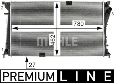 Radiateur, refroidissement du moteur