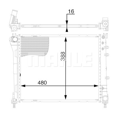 Radiateur, refroidissement du moteur