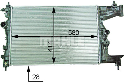 Radiateur, refroidissement du moteur
