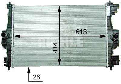 Radiateur, refroidissement du moteur
