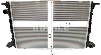 Radiateur, refroidissement du moteur