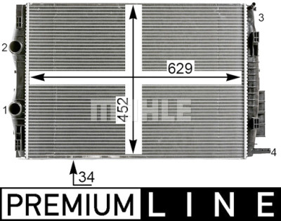 Radiateur, refroidissement du moteur