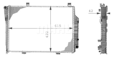 Radiateur, refroidissement du moteur