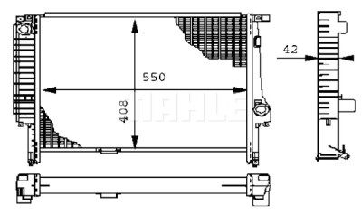 Radiateur, refroidissement du moteur