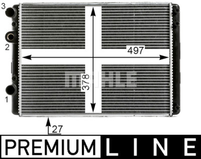 Radiateur, refroidissement du moteur