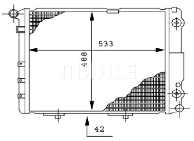 Radiateur, refroidissement du moteur