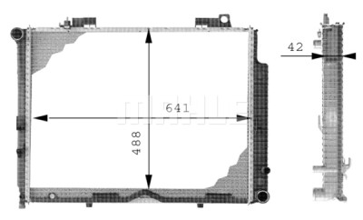 Radiateur, refroidissement du moteur
