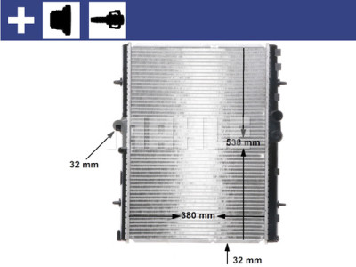 Radiateur, refroidissement du moteur