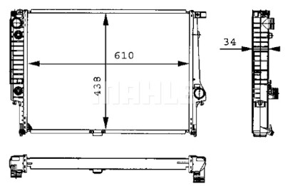 Radiateur, refroidissement du moteur