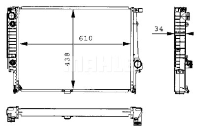 Radiateur, refroidissement du moteur
