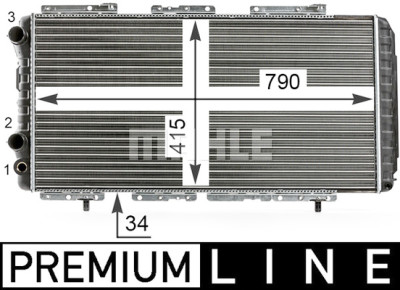 Radiateur, refroidissement du moteur
