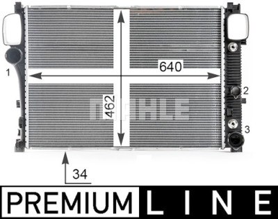 Radiateur, refroidissement du moteur