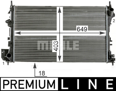 Radiateur, refroidissement du moteur