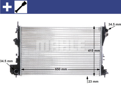 Radiateur, refroidissement du moteur