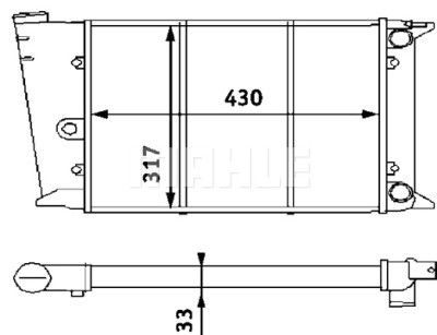 Radiateur, refroidissement du moteur