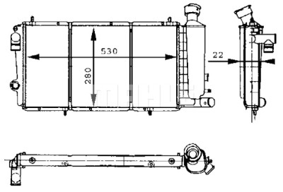 Radiateur, refroidissement du moteur