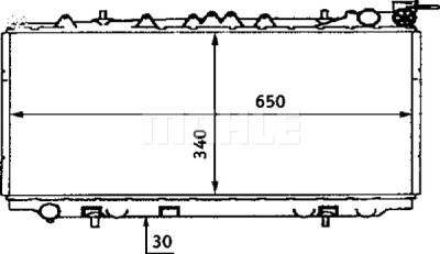 Radiateur, refroidissement du moteur
