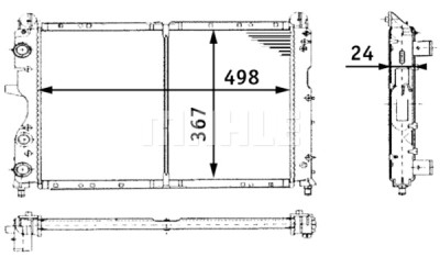 Radiateur, refroidissement du moteur