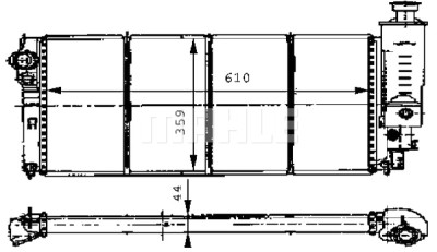 Radiateur, refroidissement du moteur