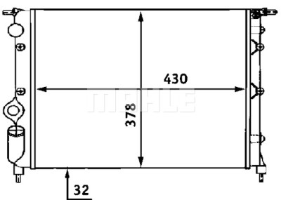Radiateur, refroidissement du moteur