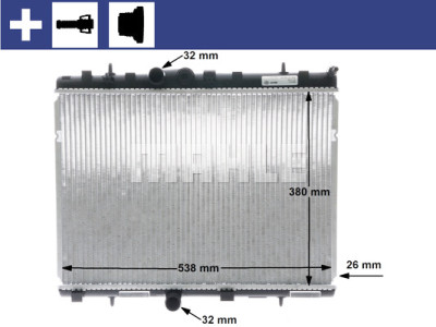 Radiateur, refroidissement du moteur