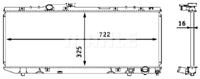Radiateur, refroidissement du moteur