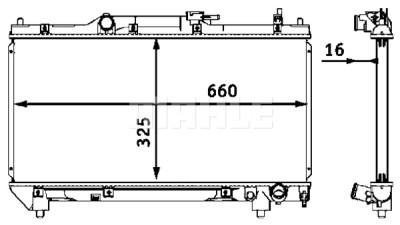 Radiateur, refroidissement du moteur