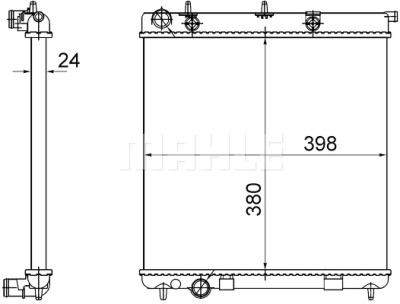Radiateur, refroidissement du moteur