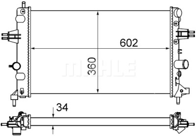 Radiateur, refroidissement du moteur