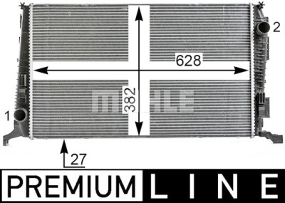 Radiateur, refroidissement du moteur