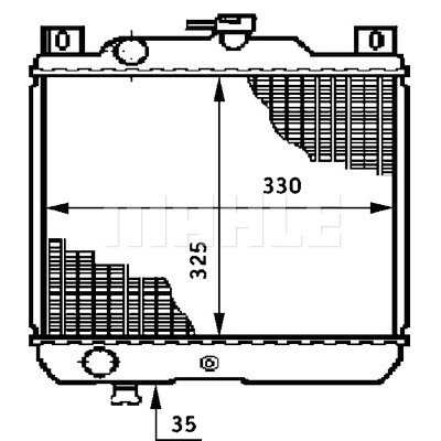 Radiateur, refroidissement du moteur