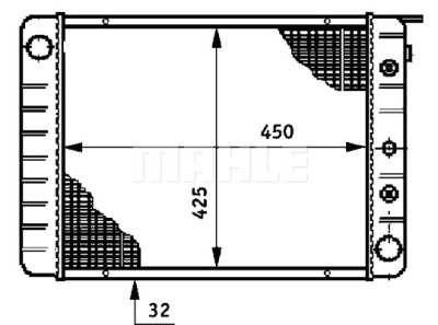 Radiateur, refroidissement du moteur